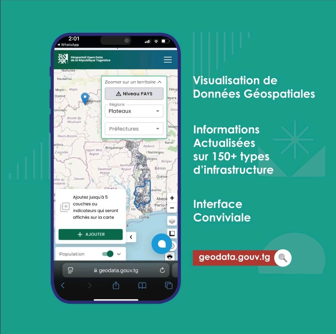 Le Togo lance son Géoportail national : Un tournant numérique pour tous. À quoi ça sert ? Qu’est-ce que ça change ? Décryptage complet.